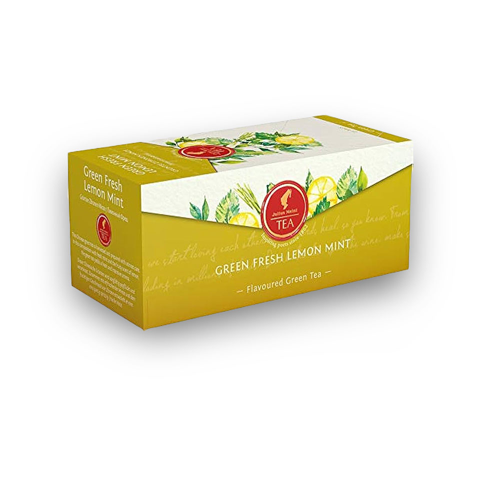 Zaļā tēja maisiņos Julius Meinl “CHINA GREEN LEMON-MINT” 25gab.